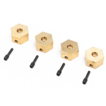 Hex Hubs, Brass (7g) (4): UTB18