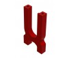 Aluminum Center Diff Holder Red