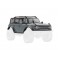 Body, Ford Bronco, complete, dark gray (includes grille, side mirrors