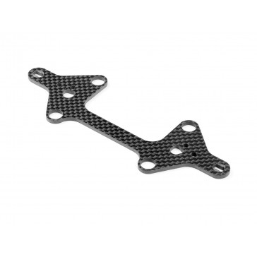 X12'23 GRAPHITE LOWER SUSPENSION ARM PLATE 2.5MM