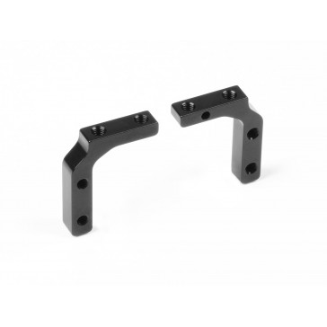 ALU STEERING SERVO MOUNT - BLACK - SWISS 7075 T6 (2)