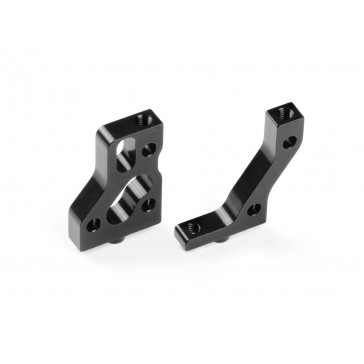 ALU RADIO PLATE MOUNTS - BLACK - SWISS 7075 T6 (L+R)