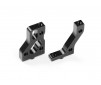 ALU RADIO PLATE MOUNTS - BLACK - SWISS 7075 T6 (L+R)