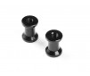 ALU REAR BRACE MOUNT 9MM - BLACK (2)