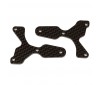 RC8B4 FT FRONT LOWER SUSP. ARM INSERTS CARBON