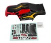 RIVAL MT10 V2 PAINTED BODYSHELL RED/YELLOW