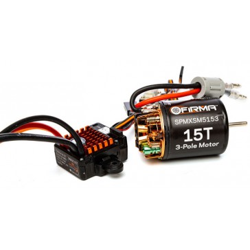 FIRMA 70A BR Smart ESC/15T  Brushed Motor Combo