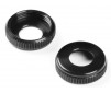 XLP ALU CAP FOR SHOCK BODY - BLACK (2)