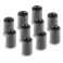 ALU BUSHING 3x6x9.0MM - BLACK (10)