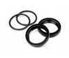 Big Bore Shock Spring Adjust Nut (Black/2Pcs)