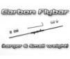 DISC.. Carbon Flybar Set (with Larger & Small weight) (Solo Pro)