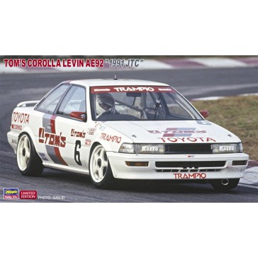 1/24 TOM`S COROLLA LEVON AE92 1991 JTC. 20624 (5/23) *