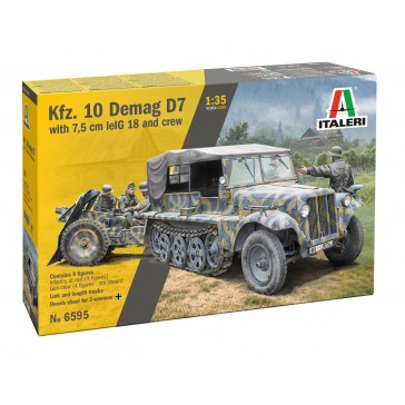 1/35 SD.KFZ. 10 DEMAG D7 W/7,5 CM LE. IG18 AND CREW (3/23) *