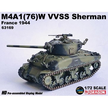 1/72 M4A1 (76)W VVSS SHERMAN FRANCE 1944