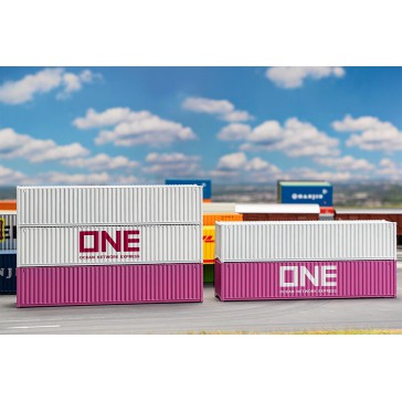 1/87 40' CONTAINER ONE SET 5 STUKS (6/23) *