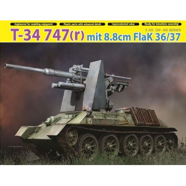 1/35 T-34 747(R) MIT 88CM FLAK