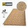 AMMO CREATE CORK MEDIUM GRAIN 4MM 2X