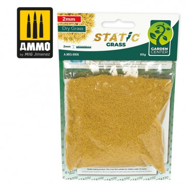 STATIC GRASS DRY GRASS 2 MM 40 GR