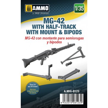 1/35 MG-42 HALF-TRACK MOUNT AND BIPODS