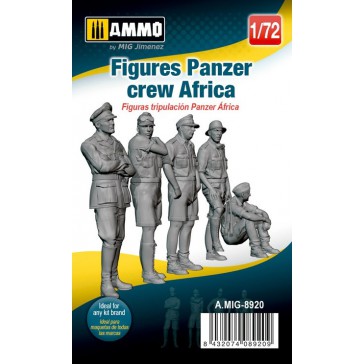 1/72 FIGURES PANZER CREW AFRICA