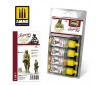 JAPANESE INFANTRY WWII FIGURES SET 4 JARS 17 ML