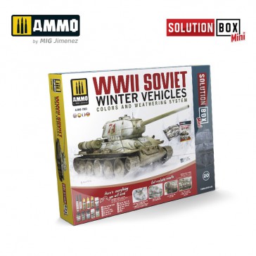 SOLUTION BOX MINI n°20 WWII SOVIET WINTER VEHICLES (3/23) *