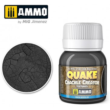 QUAKE CRACKLE CREATOR TEXTURES OLD BLACKTOP 40ML JAR