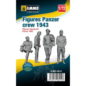 1/72 FIGURES PANZER CREW 1943