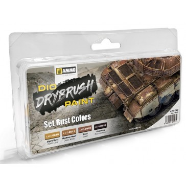 DRYBRUSH SET RUST COLORS 4 JARS (3/23) *