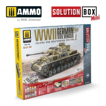 SOLUTION BOX MINI n°19 WWII GERMAN D.A.K. VEHICLES