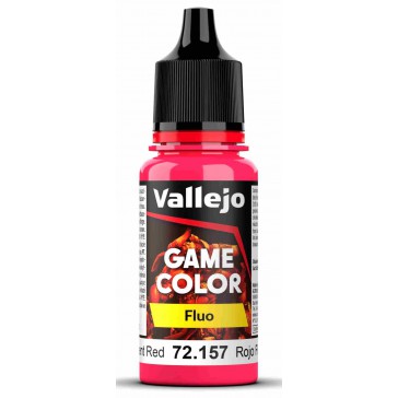 Game Color - Fluorescent Red Color (18 ml.)