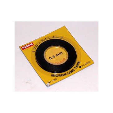 Black Micron Tape 0.4mm x 8m