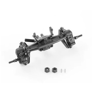 DISC.. 1/24 Smasher V1 - Front axle assembly with differential set