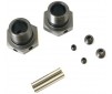 Wheel Hub Inferno MP9-MP10 Gun Metal (2) Narrow