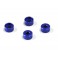 Alu Collar for MZW418 Mini-Z MR03 2.5mm (4) Blue