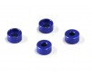 Alu Collar for MZW418 Mini-Z MR03 2.5mm (4) Blue