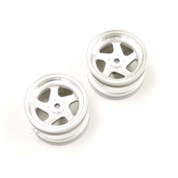 Wheel 5 spokes 43mm Optima (2) Chrome Satin