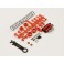 Rear Shock set Tomahawk - Red (2)