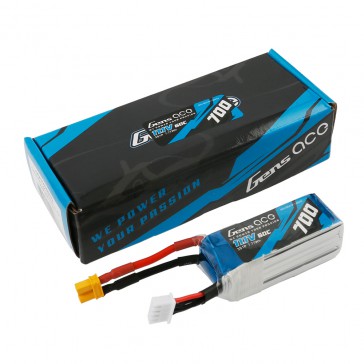 Batterie LiPo 3S 11.1V-700-60C (XT30) 58x22.5x23mm 52g