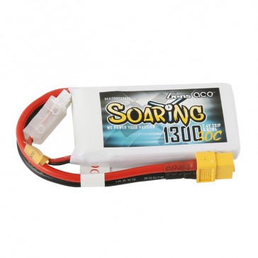 Soaring LiPo 2S 7.4V-1300-30C (XT60) 69x34x14.5mm 79g