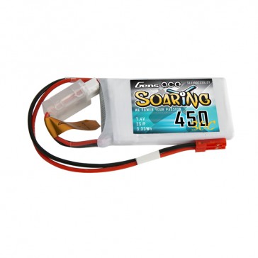 Soaring LiPo 2S 7.4V-450-30C (JST) 56.5x31x9mm 33g