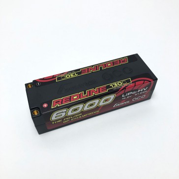 Redline LiPo 4S HV 15.2V-130C-6000 (5mm) 139x47x37mm 450g