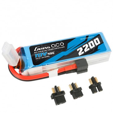 Batterie LiPo 3S 11.1V-2200-45C (Multi) 106x34x24mm 190g