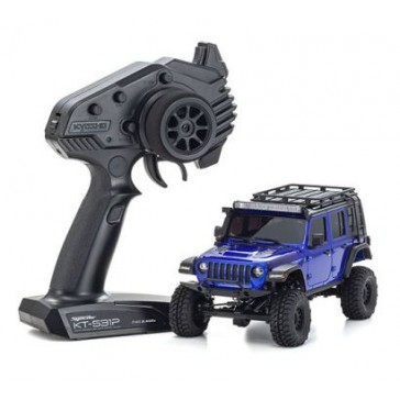 Mini-Z 4x4 MX-01 Jeep Wrangler Unlimited Rubicon Blue Metali (KT531P)