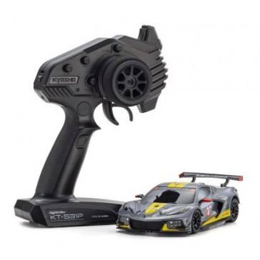 DISC.. Mini-Z RWD Chevrolet Corvette C8-R Gun Metal (W-MM/KT531P)