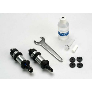 Shocks, GTR aluminum (assembled) (2) (without springs)