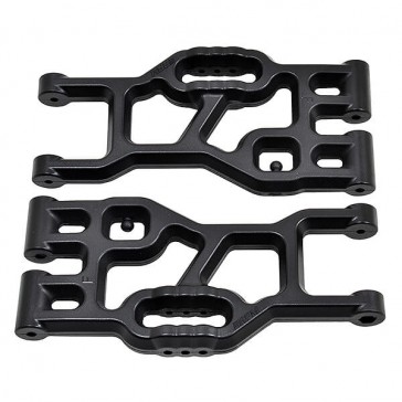 FRONT A-ARMS BLACK FOR ASSOCIATED MT8