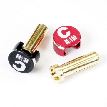 LOWPRO HEATSINK PLUG CONNECTOR GRIPS w/5MM BULLETS