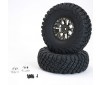 TEXAN 1/10 MOUNTED TYRES O N 8-SPOKE BEADLOCK WHEELS (PR)