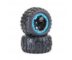 TRACER MONSTER TRUCK BLUE WHEEL/TYRES COMPLETE (PR)